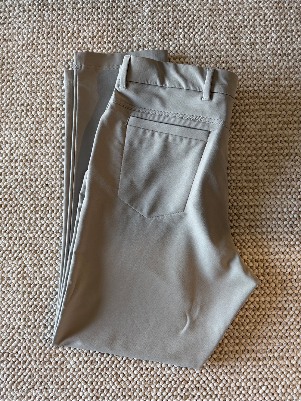 Light Gray Slim Dress Pants